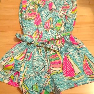 Lilly Pulitzer you gotta regatta romper